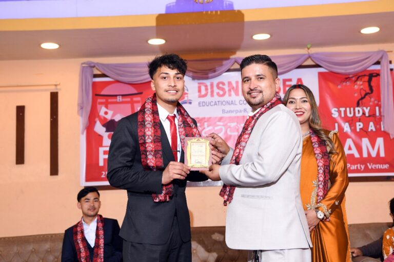 "I had zero knowledge of Japanese when I started. Six months later, I passed the JLPT N4 and got accepted into a college in Fukuoka! If you're serious about Japan, Disney Sea Educational Consultancy is the place to start." SUBASH MIJAR